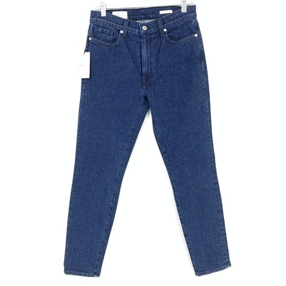 BLDWN Jeans Women's Size 27 High Rise Ankle Skinny Denim Dark Wash Blue NWT - Picture 2 of 9